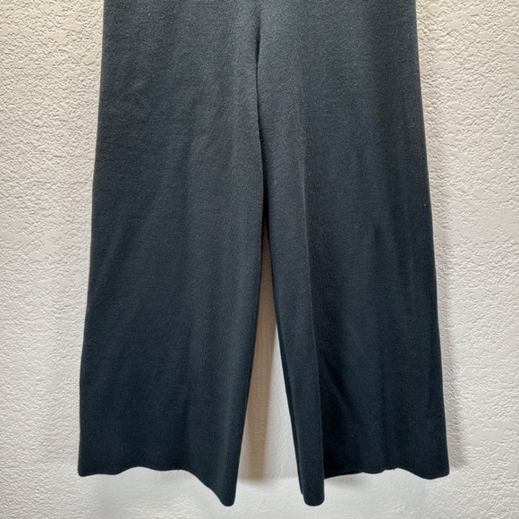 Marimekko Uniqlo High Rise Wide Leg Pants Trousers Wool blend Pull On Crop XS - Picture 8 of 16